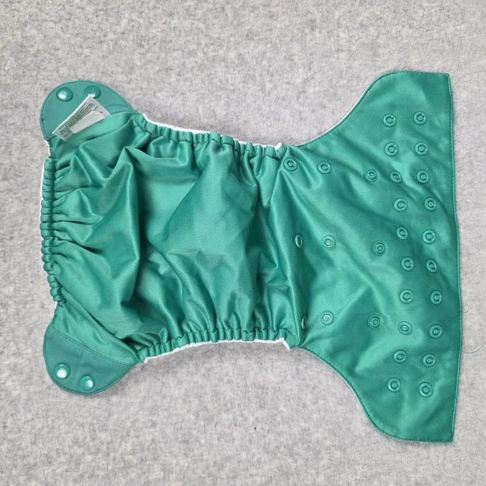 BumGenius Buttons Reusable Cloth Diapers Lot 4 OSFM Newborn‎ USA Multicolor